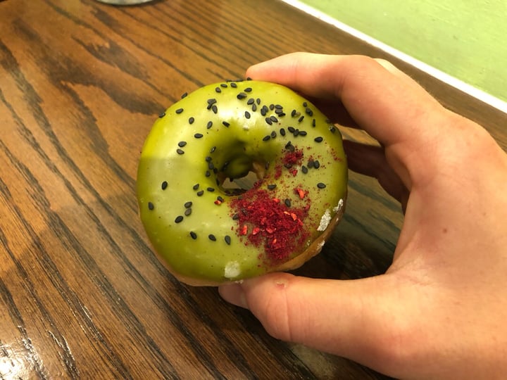 photo of Donut Friend Green Teagan and Sara Donut shared by @wharding on  21 Jun 2018 - review