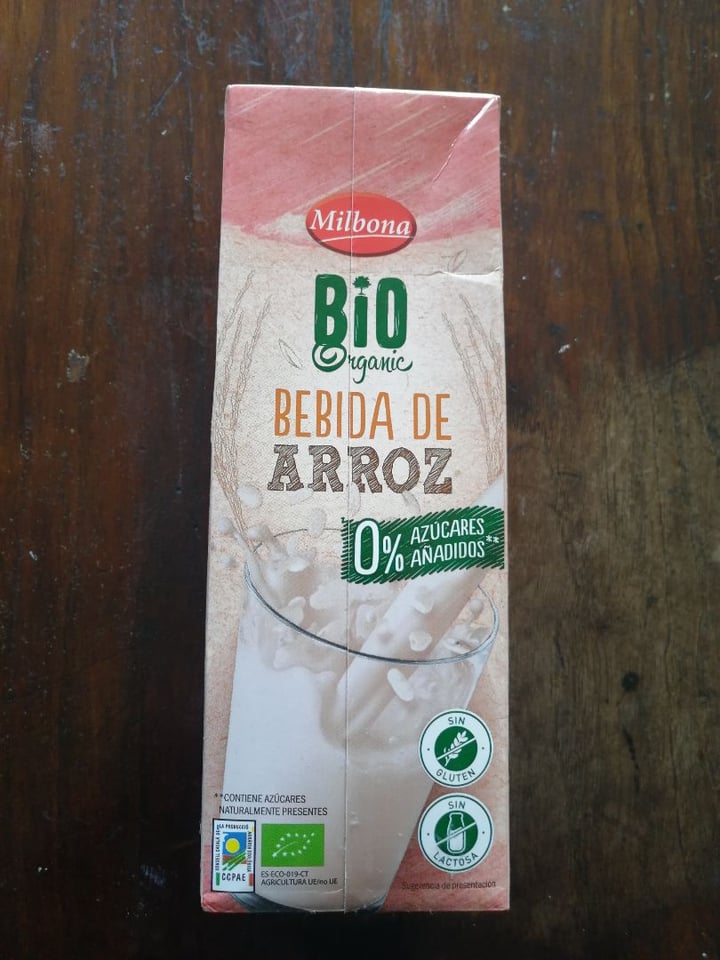 photo of Milbona Bebida de arroz sin azucar shared by @ninda on  01 Apr 2020 - review