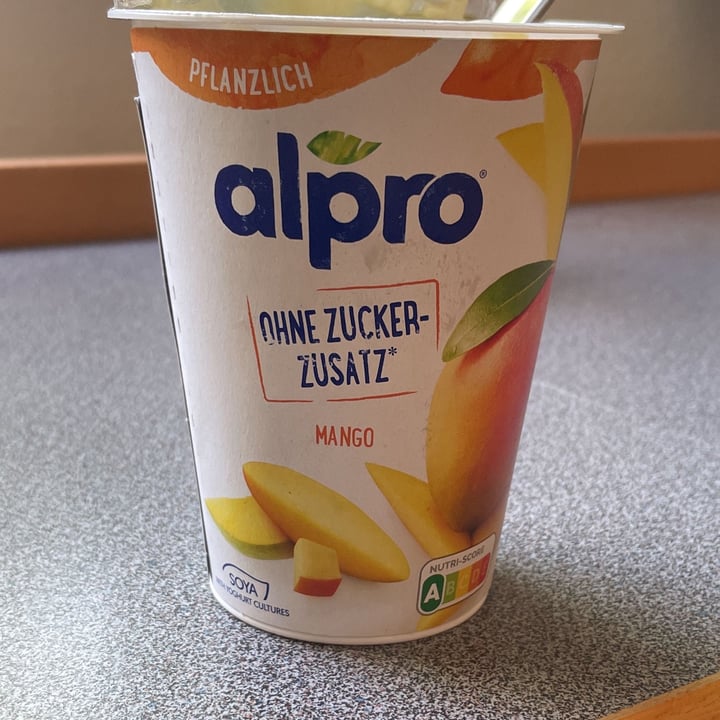 photo of Alpro Mango Joghurt shared by @isabella123 on  27 Jun 2022 - review