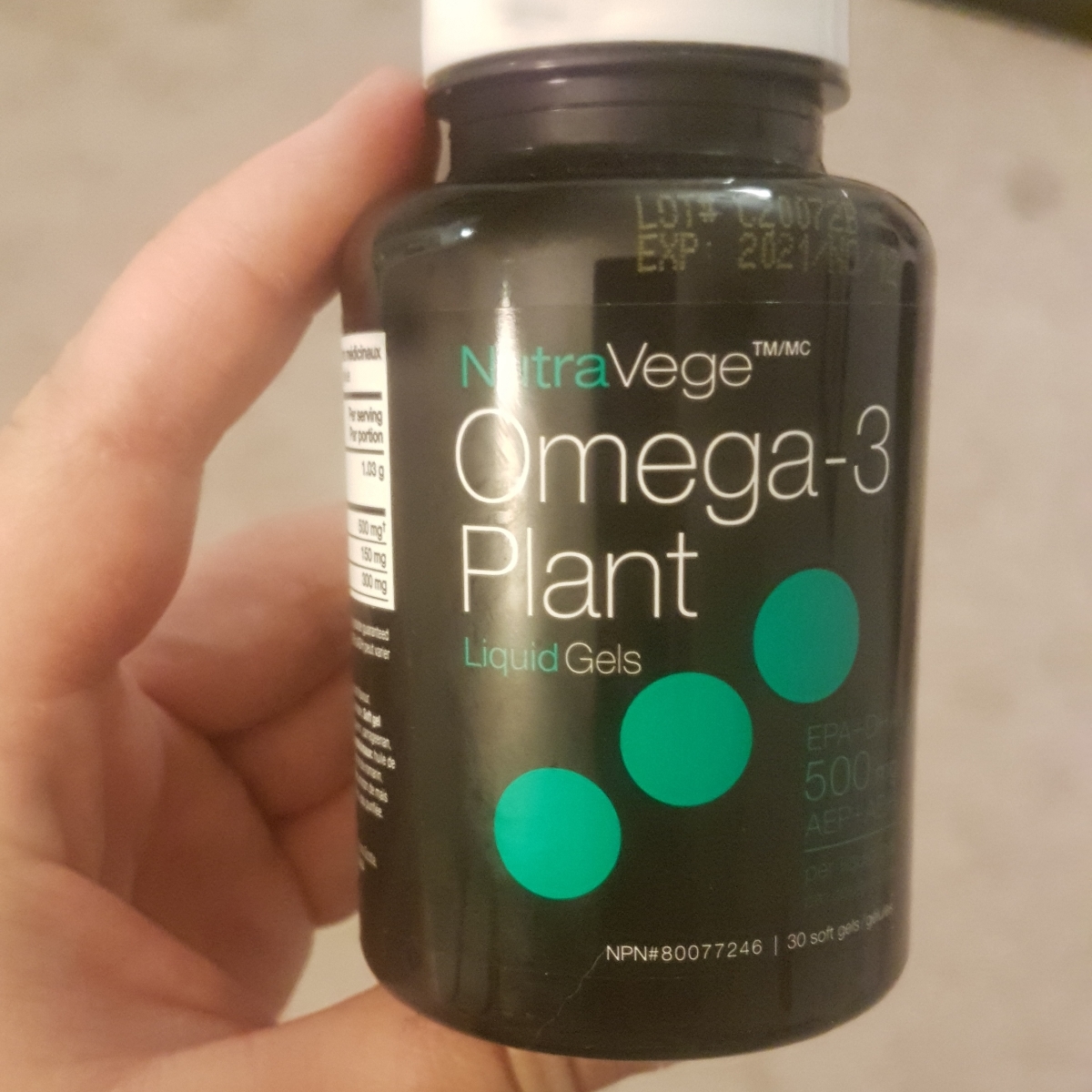 NutraVege Omega 3 Plant Liquid Gels Reviews abillion