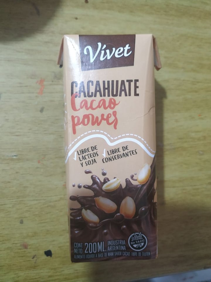 photo of Vívet Leche de Cacahuate Cacao Power 200ml shared by @supremebb on  04 Dec 2019 - review