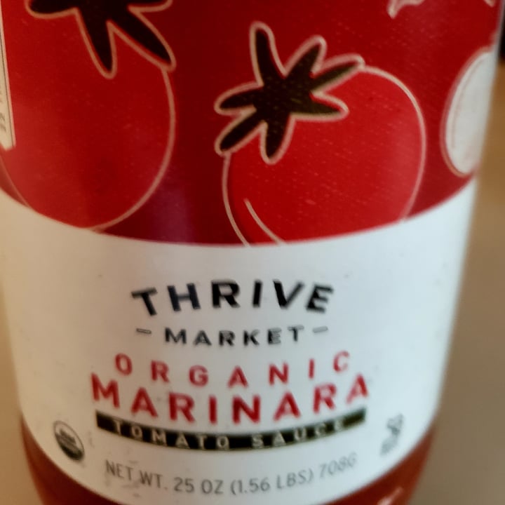 photo of Thrive Market organic marinara tomato sauce shared by @calamitytam68 on  19 May 2022 - review