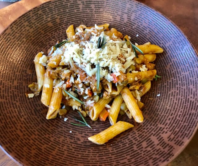 菜肴“Pasta Bolognese”的照片