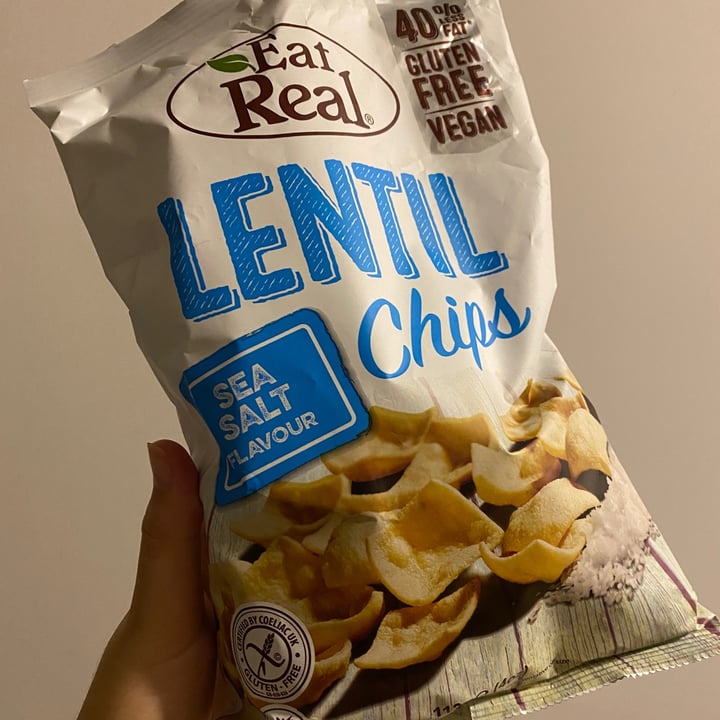 review photo of Eat Real Lentil Chips Sea Salt Flavour shared by @zobro on 06 Jan 2021 - review