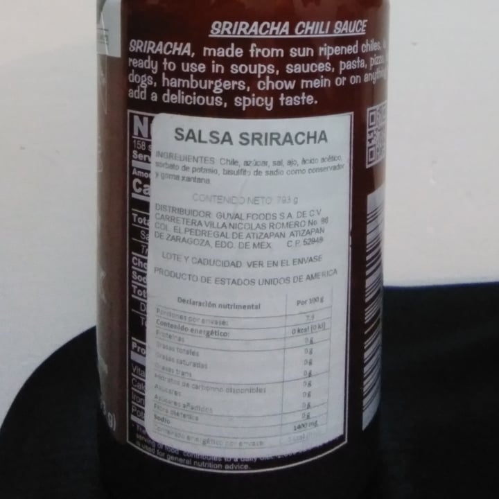 review photo of Huy Fonds Food Inc. Siracha Hot Chili Sauce shared by @nox- on 14 Jun 2021 - review