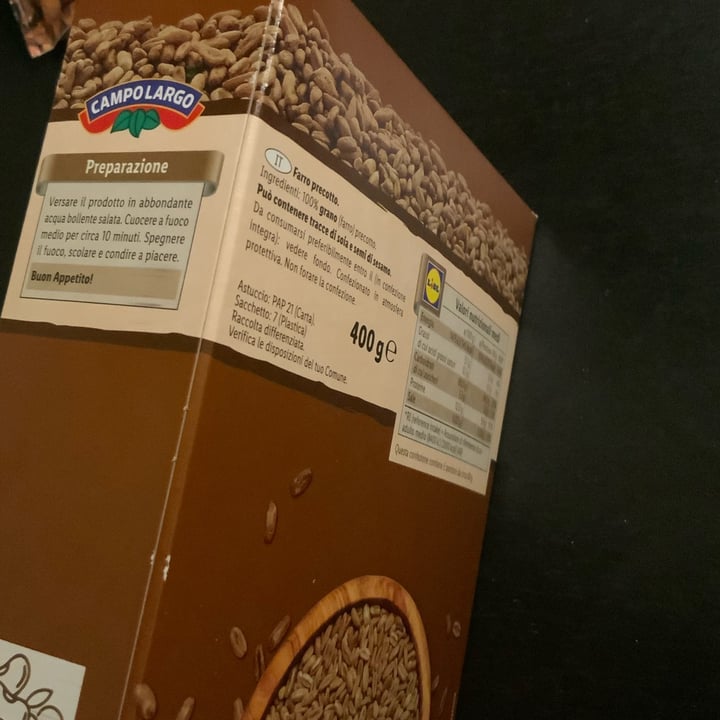 review photo of Campo Largo Farro precotto shared by @lullibulli on 02 Oct 2022 - review