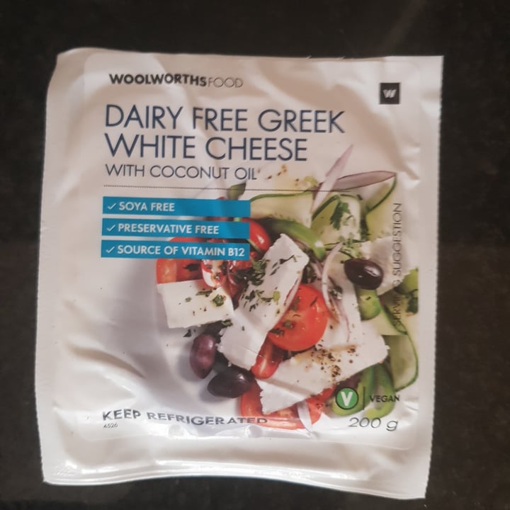 review photo of Woolworths Food Dairy Free Feta Cheese shared by @carly1za on 03 Jul 2021 - review