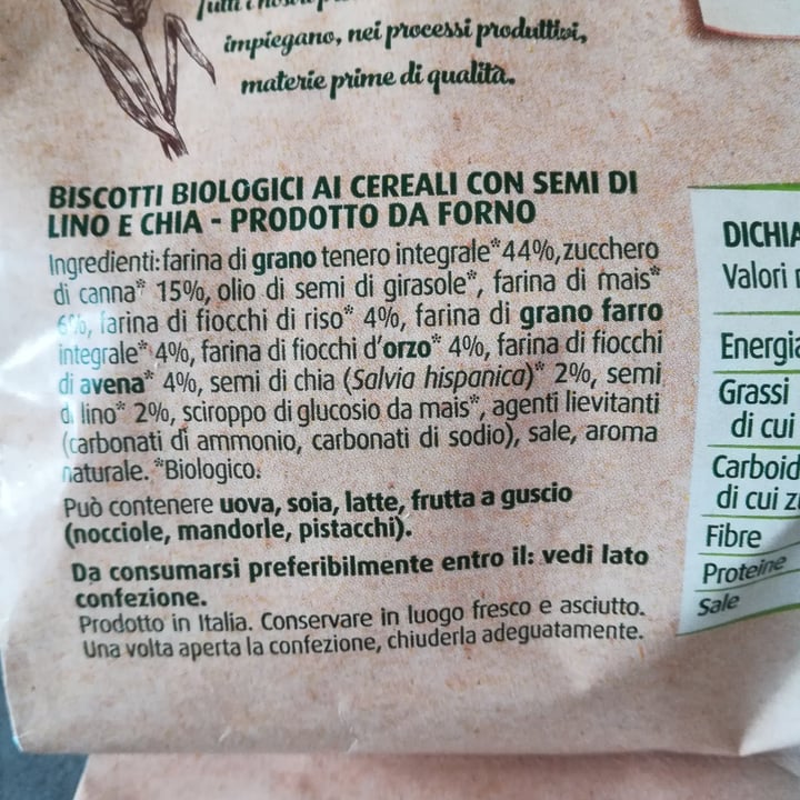 photo of Via verde Bio primia Frollino 6 cereali shared by @kimomo on  09 May 2022 - review