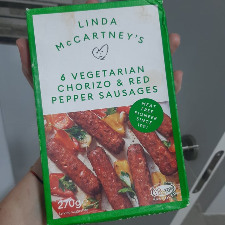 photo of Linda McCartney's 6 Vegetarian Chorizo & Red Pepper Sausages shared by @miriamnortes on  26 Oct 2022 - review