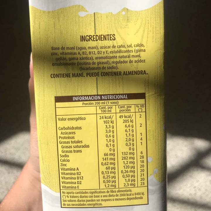 photo of La Serenísima Leche de maní shared by @vickyy1 on  23 Nov 2021 - review