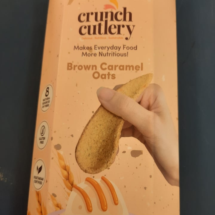 photo of Crunchy cutlery Edible Spoon ( Caramel  Oats) shared by @keeannn on  09 Mar 2022 - review