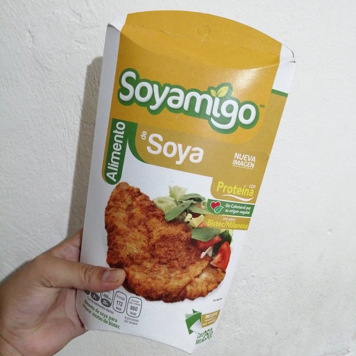 photo of Soyamigo Alimento a Base de Soya sabor Bistec/Milanesa shared by @nekokiwi on  29 Mar 2021 - review