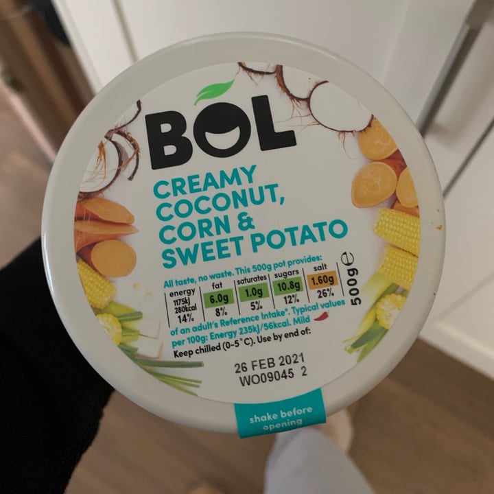 photo of BOL Creamy coconut corn & sweet potatoe shared by @zoehamill on  15 Feb 2021 - review