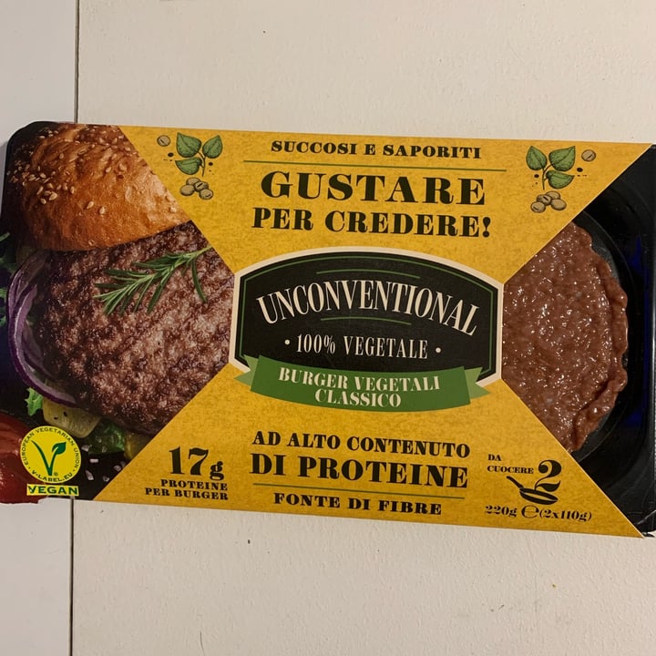 photo of Unconventional Burger Vegetale Classico - Classic Burger shared by @veronicalandolfi on  02 Apr 2022 - review