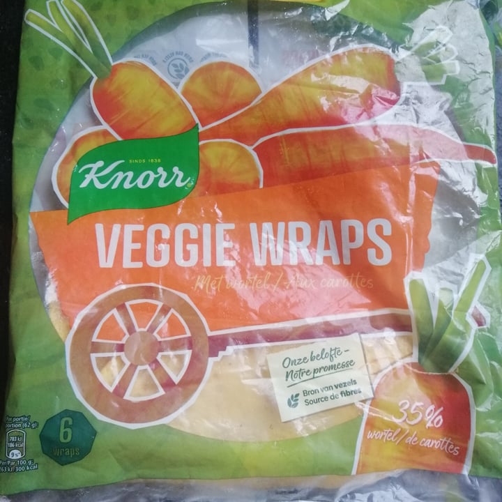 photo of Knorr Veggie Wraps shared by @alessiatal on  12 Oct 2022 - review