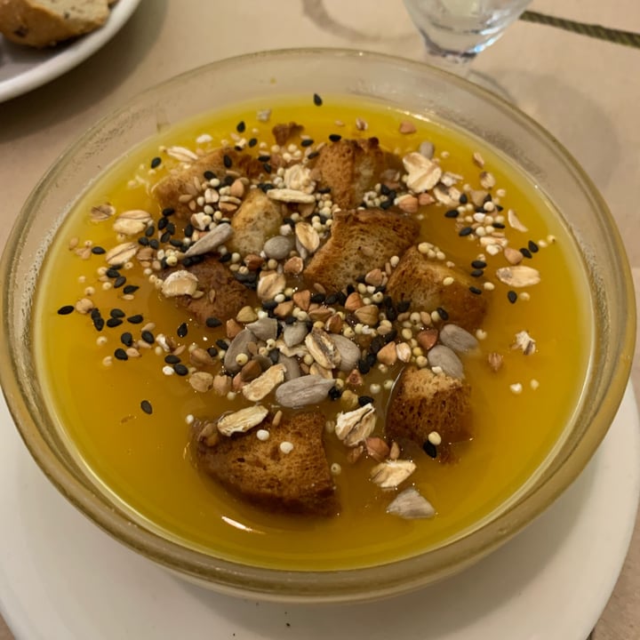 photo of La Riera vichyssoie de calabaza shared by @helenpfuertes on  28 Nov 2022 - review