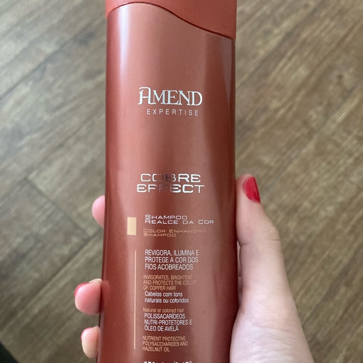 photo of Amend Shampoo Cobre Perfect shared by @amandapepo on  27 Jul 2022 - review