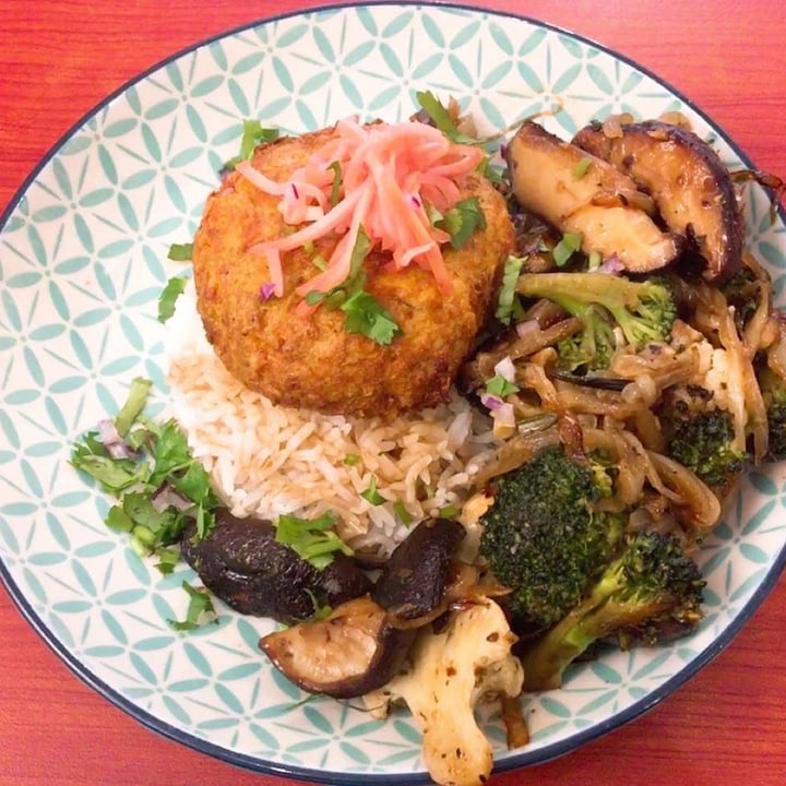 photo of Confusion Plant Based Kitchen Tofu steak with rice shared by @xinliu on  27 Jun 2020 - review