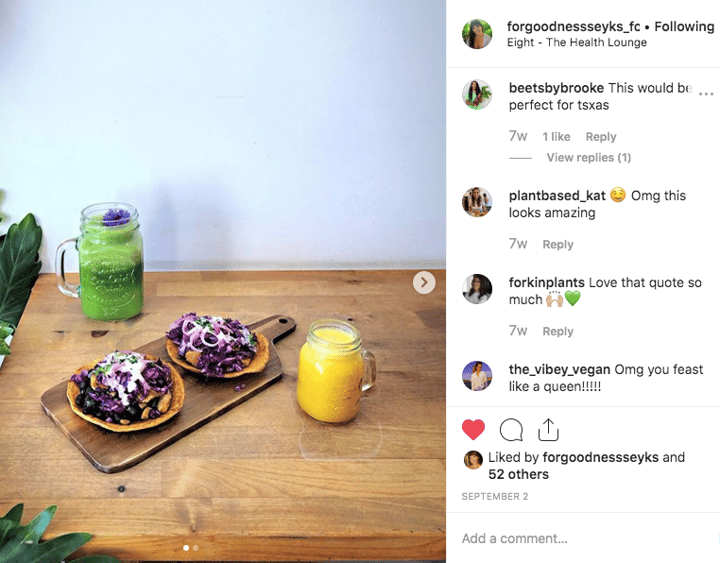 photo of Eight - The Health Lounge Menu Sampling - All Vegan! shared by @forgoodnessseyks on  25 Oct 2019 - review