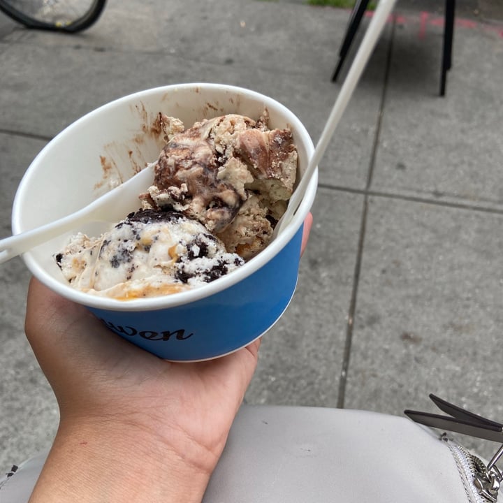 photo of Van Leeuwen Ice Cream Cookies & Cream Caramel Swirl shared by @-zee on  13 Jun 2021 - review