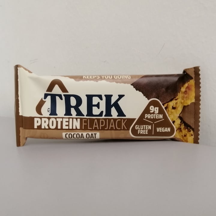 photo of TREK Protein Flapjack (Cocoa Oat) shared by @moralcompassion4all on  01 Feb 2021 - review