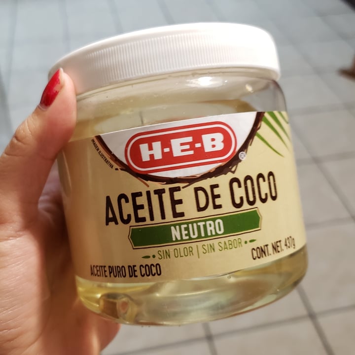 photo of HEB aceite de coco shared by @chepsita on  23 May 2022 - review