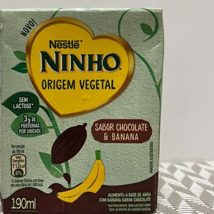 photo of Nestlé Ninho Origem Vegetal Sabor Chocolate E Banana shared by @tasuko on  22 Jun 2022 - review