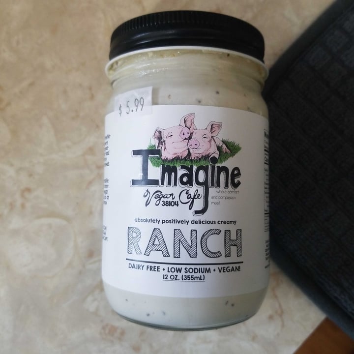 review photo of Imagine vegan cafe Imagine Ranch dressing shared by @bann on 08 Jun 2021 - review