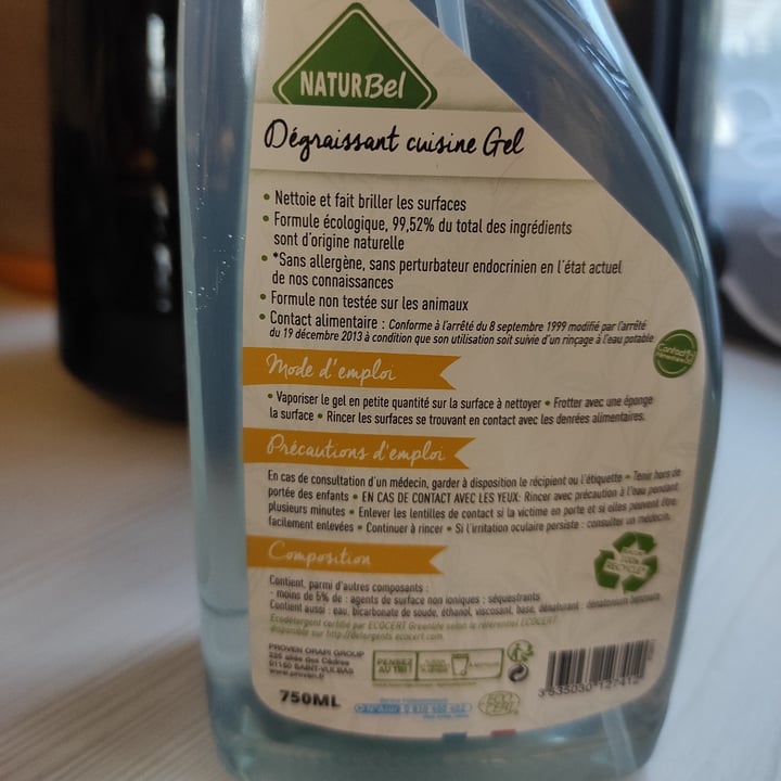 review photo of natur bel naturbel dégraissant cuisine shared by @lamiafamigliaveg on 03 Sep 2022 - review
