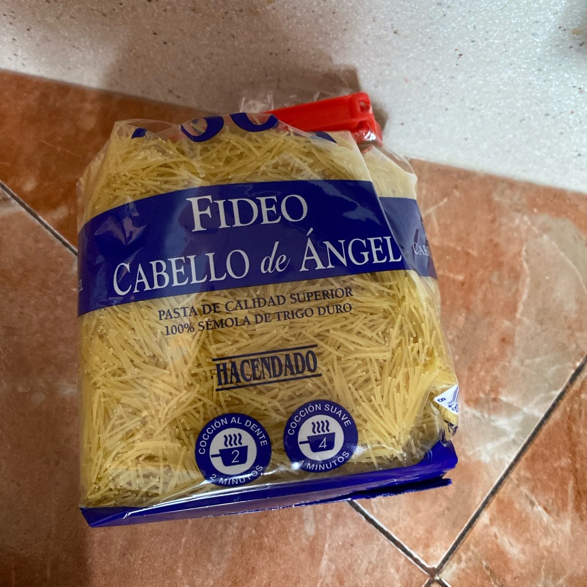 Fideo cabello de ángel 750 gr from Hacendado - Vegan Product Reviews ...