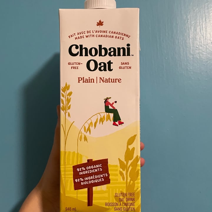 photo of Chobani Plain Oat Milk shared by @sara18 on  03 Nov 2021 - review
