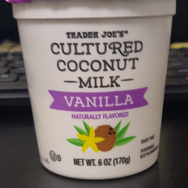photo of Trader Joe's Cultured Coconut Milk Vanilla shared by @kqm219 on  19 Mar 2021 - review