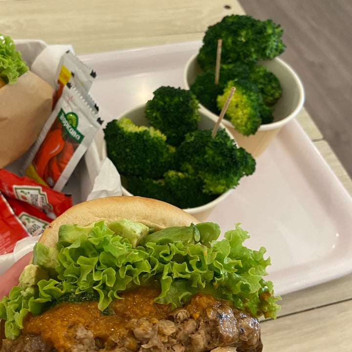 photo of VeganBurg Singapore Char-grilled satay with impossible patty shared by @jot on  16 Jan 2022 - review