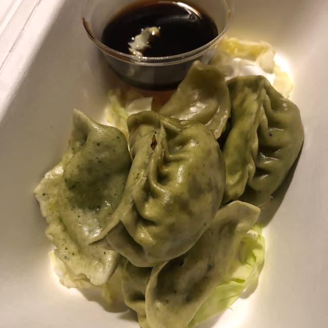 Foto del plato “Gyoza vegan”