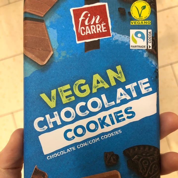 review photo of Fin Carré Chocolate vegano con cookies shared by @ghostninja on 03 Sep 2022 - review