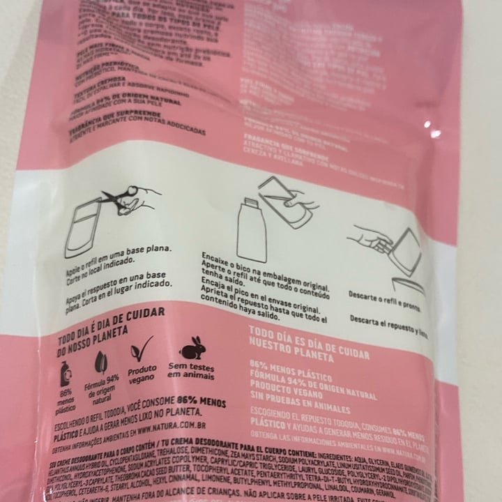 review photo of Natura Refil Creme Para O Corpo Cereja E Avelã shared by @denisewada on 09 May 2022 - review
