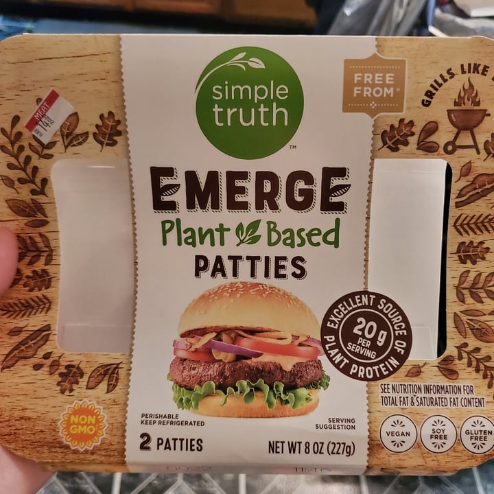 review photo of Simple Truth Emerge plant based patties shared by @sugarfiend on 07 May 2020 - review