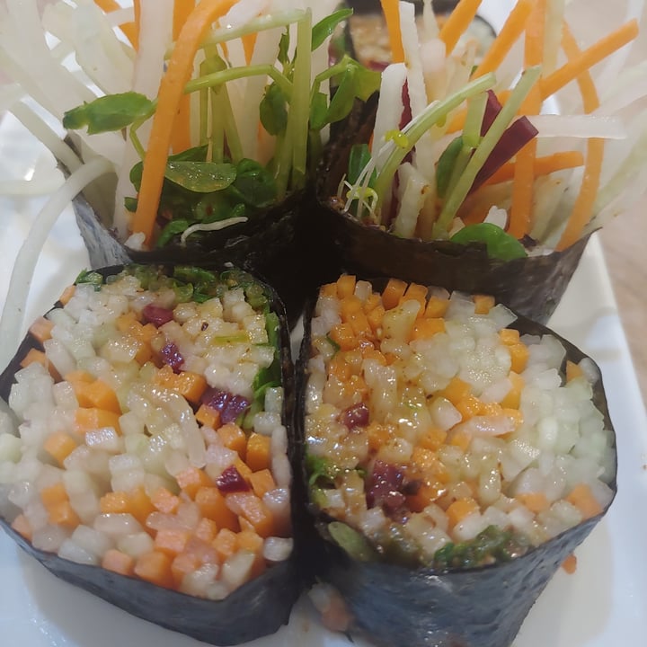 photo of Yes Natural Restaurant Sushi Roll shared by @vegananu on  13 Feb 2021 - review