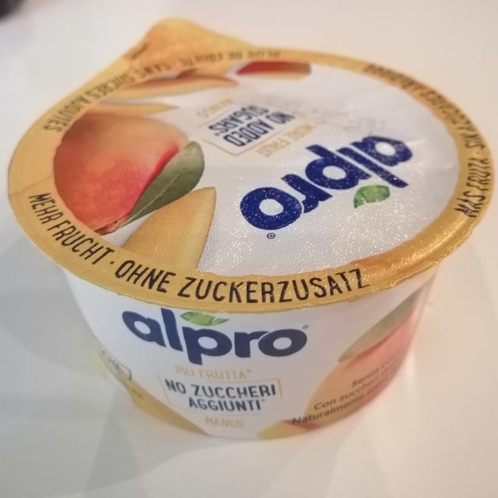 photo of Alpro Mango Yogurt (No Added Sugars) shared by @trilly69 on  03 Sep 2021 - review