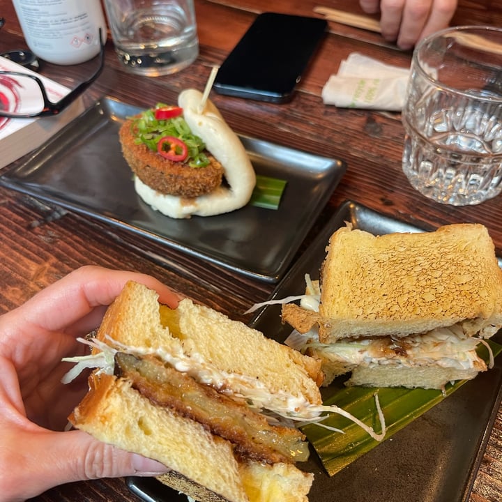 photo of Hakata Ramen + Bar Aubergine Katsu Sando (Japanese Style Hot Sandwich) shared by @carriev on  28 Oct 2022 - review