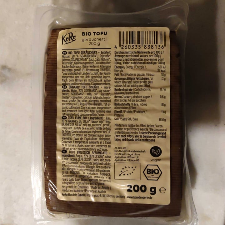 review photo of Koro Tofu affumicato bio shared by @martinaorl on 13 Apr 2022 - review
