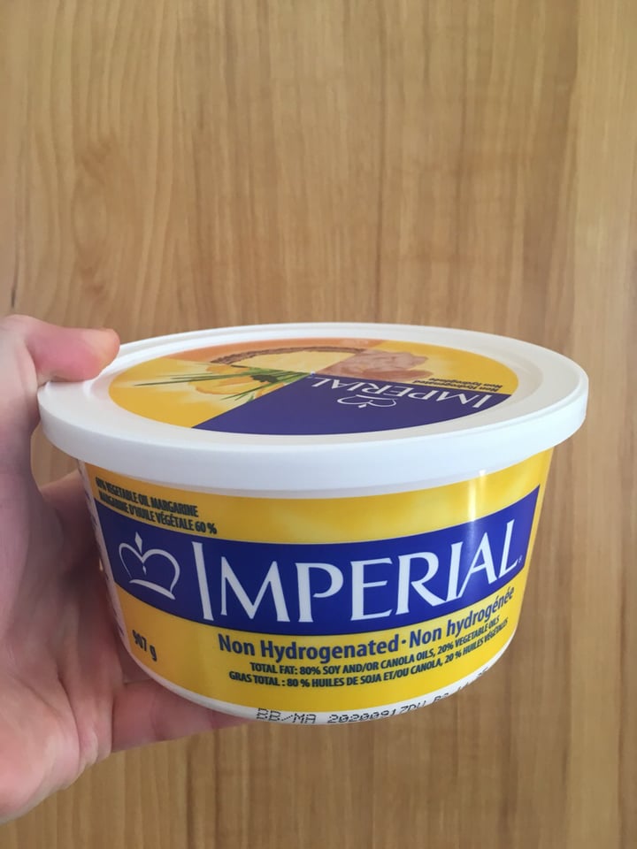 photo of Imperial Vegetable Oil Margarine shared by @sustainability on  27 Apr 2020 - review