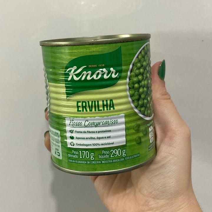 photo of Knorr Ervilha Em Conserva shared by @dudawilhelm on  01 Oct 2022 - review