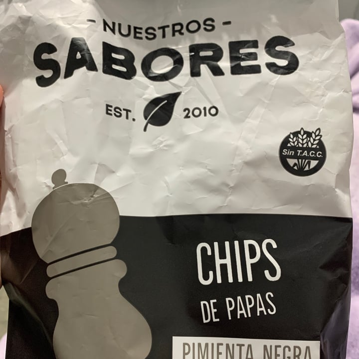 photo of Nuestros Sabores Chips De Paoa Pimienta Negra shared by @valentina777 on  13 Sep 2021 - review