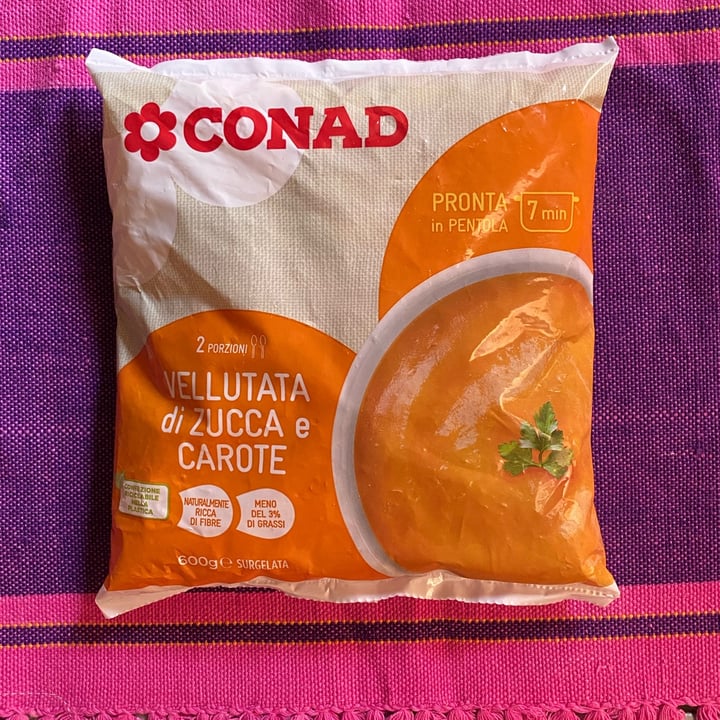 photo of Conad Vellutata di zucca e carote shared by @eliimanfrin on  27 Mar 2022 - review