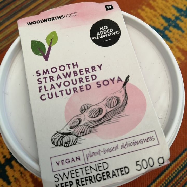 photo of Woolworths Food Strawberry soya yoghurt shared by @ingridgeertsema on  20 Nov 2021 - review