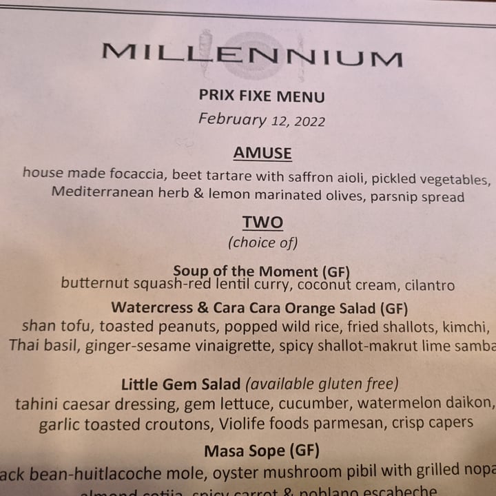photo of Millennium Amuse shared by @regimack on  13 Feb 2022 - review