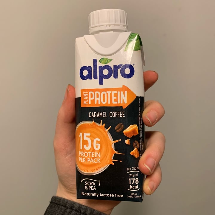review photo of Alpro Protein caramel coffee shared by @yolkyb on 20 Apr 2022 - review