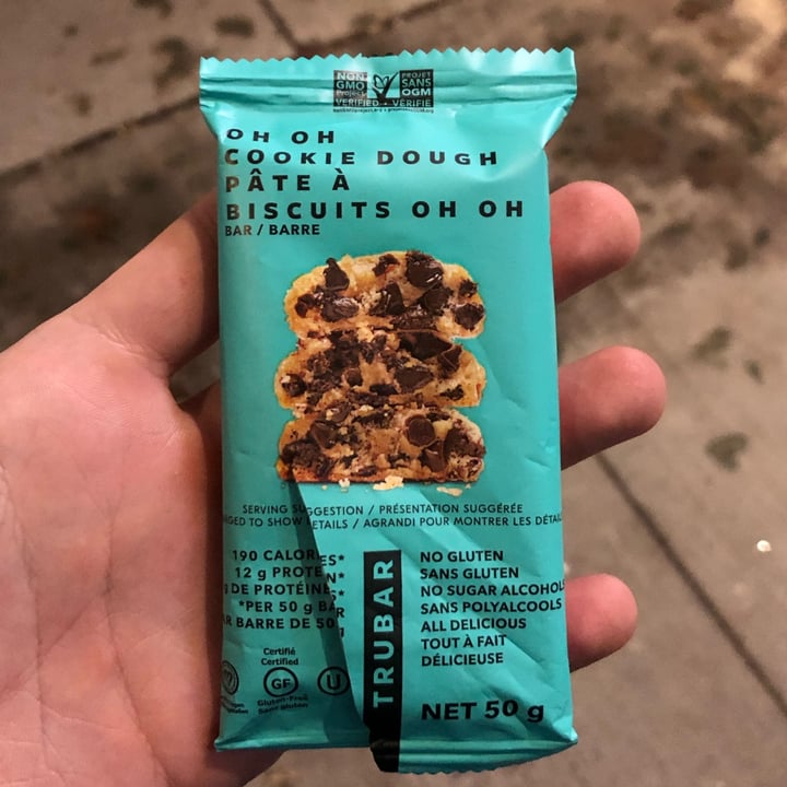 photo of Trubar Oh Oh Cookie Dough Protein Bar shared by @adamame on  29 Nov 2022 - review