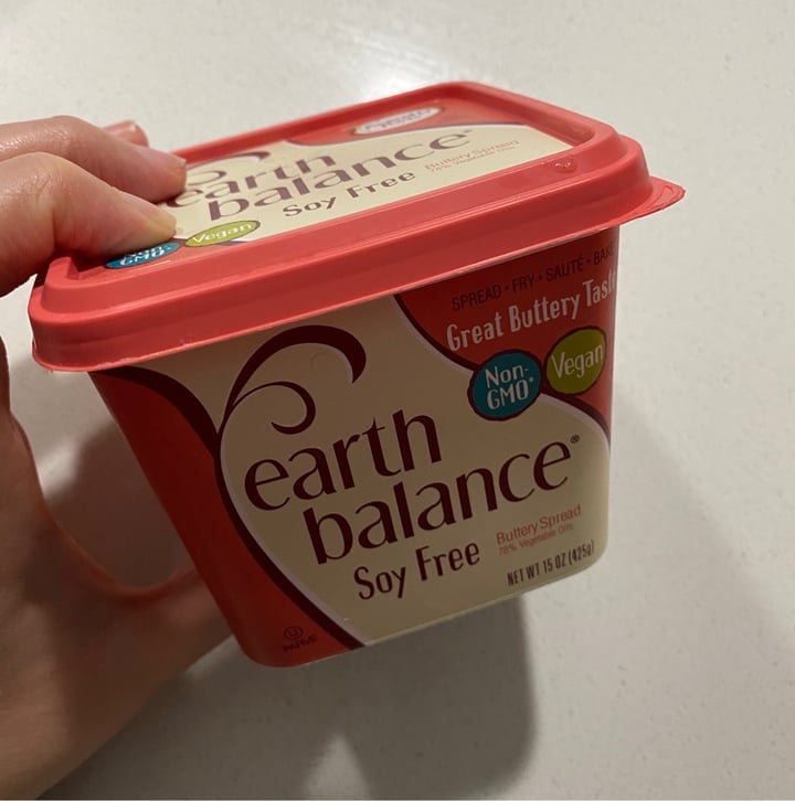 photo of Earth Balance Soy Free Buttery Spread shared by @katepadula on  29 Apr 2020 - review